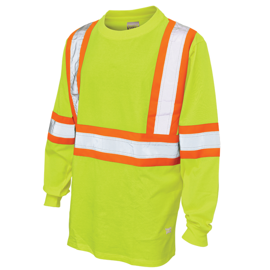 ST21 - Cotton Jersey Long-Sleeve Safety T-Shirt