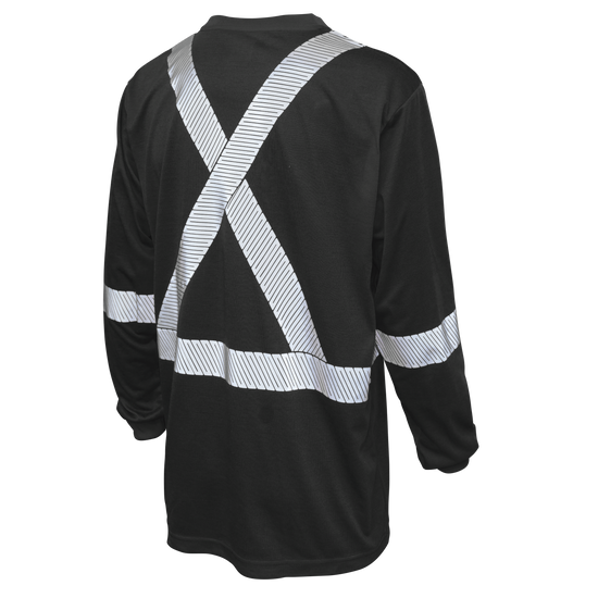 ST22 - Polyester Jersey Long-Sleeve Safety T-Shirt