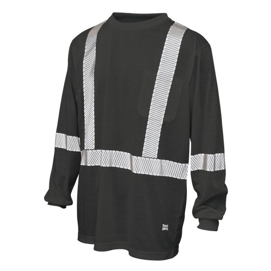 ST22 - Polyester Jersey Long-Sleeve Safety T-Shirt