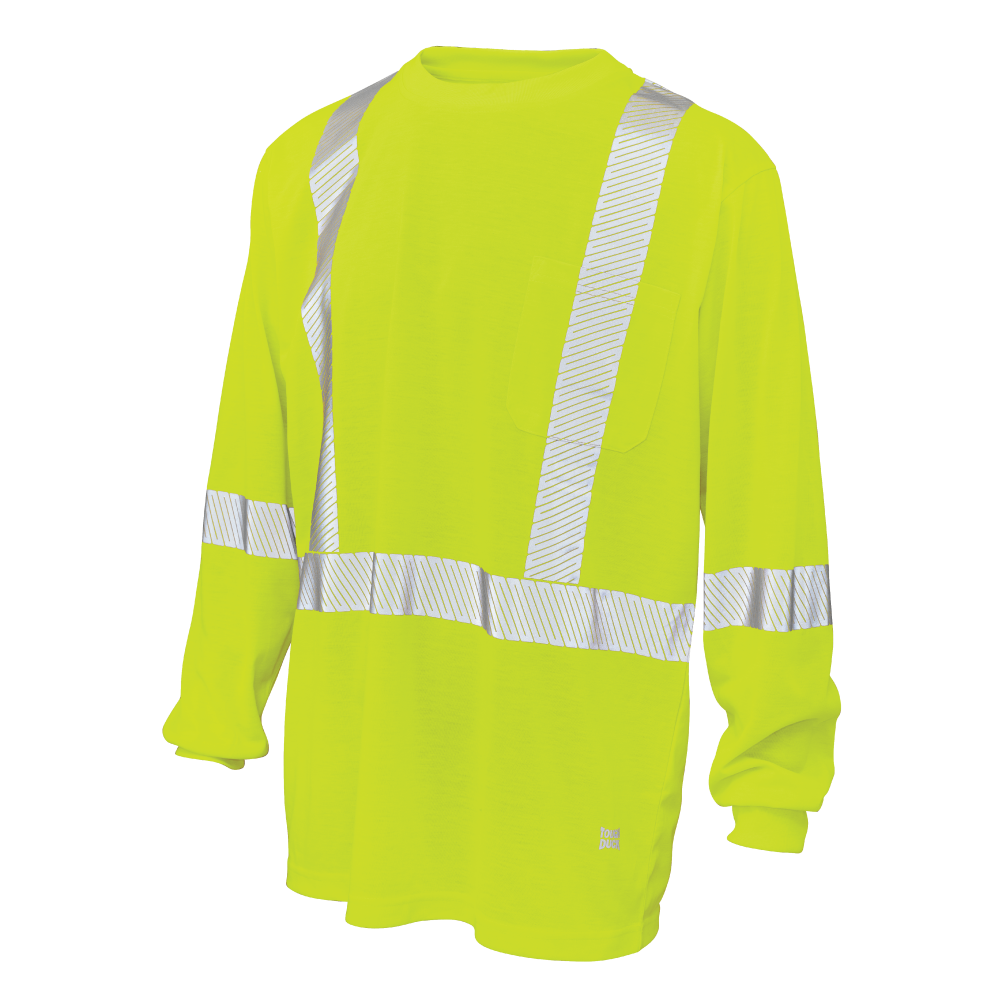 ST22 - Polyester Jersey Long-Sleeve Safety T-Shirt