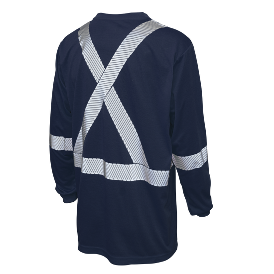 ST22 - Polyester Jersey Long-Sleeve Safety T-Shirt