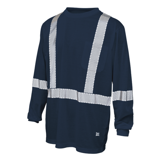 ST22 - Polyester Jersey Long-Sleeve Safety T-Shirt