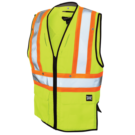 SV09 - Poly Twill Harness-Compatible Safety Vest