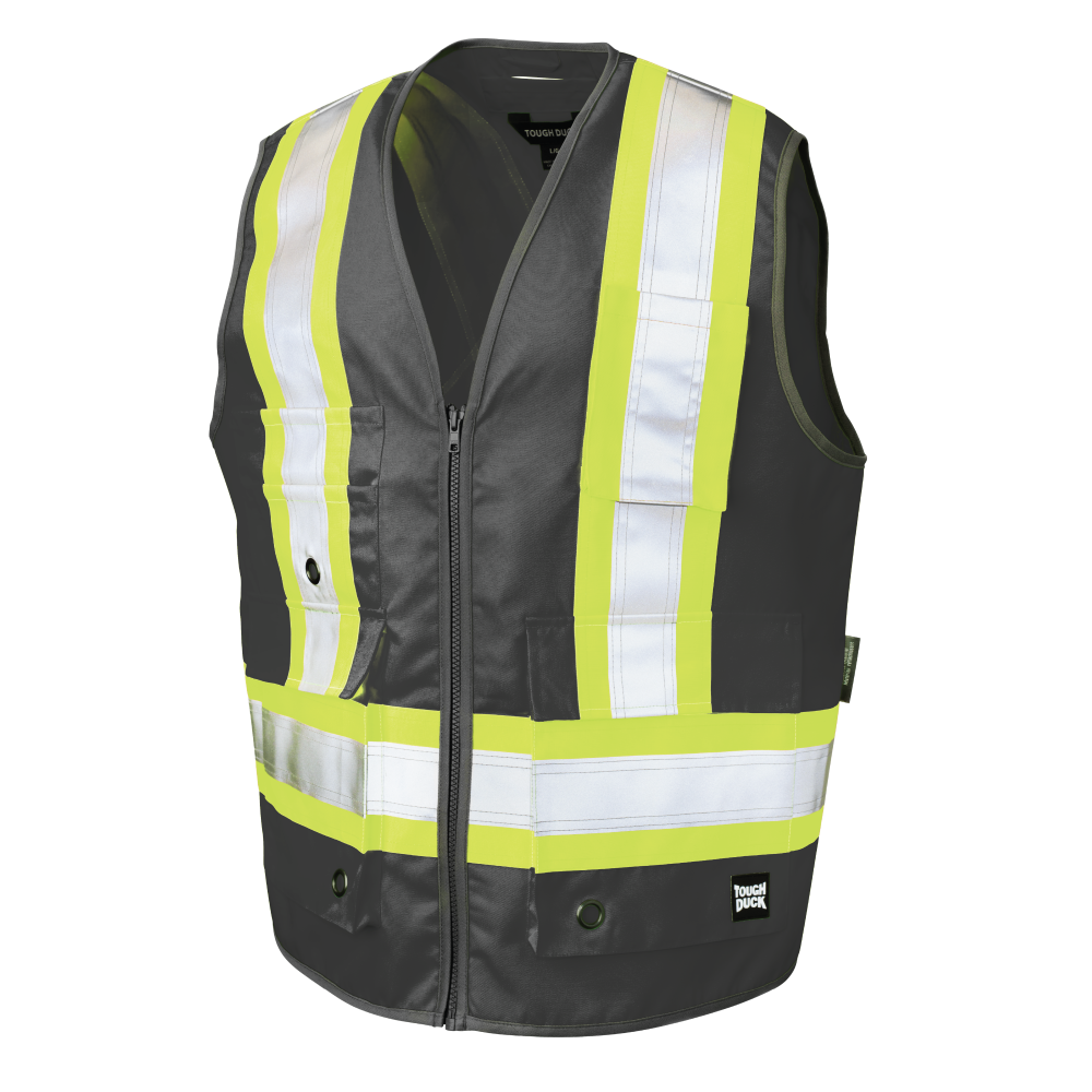SV12 - Poly Twill Deluxe Safety Vest