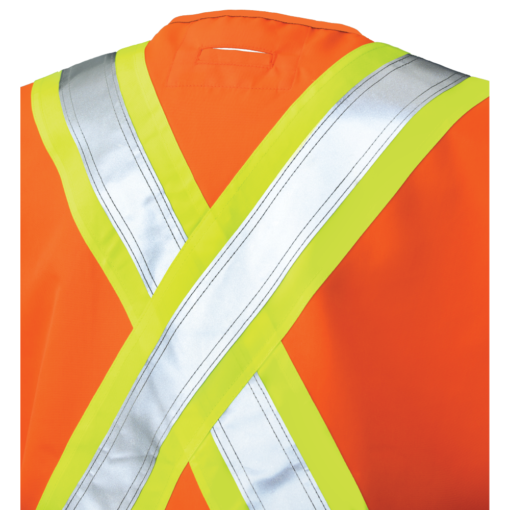 Hi-Vis Tricot 5-Point Tear-Away Work Safety Vest - SV13 | Tough Duck Hi-Vis Tricot 5-Point Tear-Away Work Safety Vest - SV13 | Tough Duck