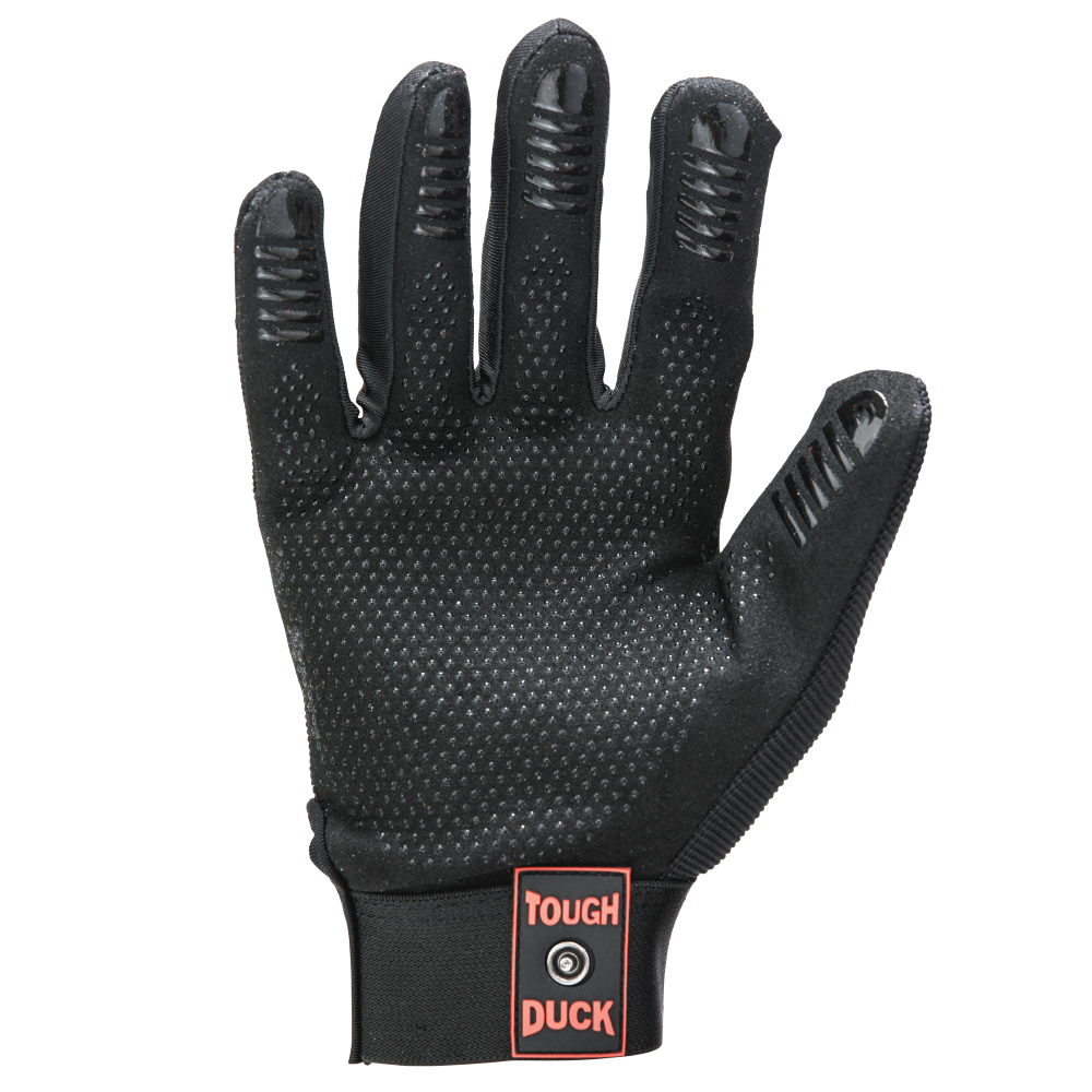 Black Precision Fit Grip Glove WA34 Back image