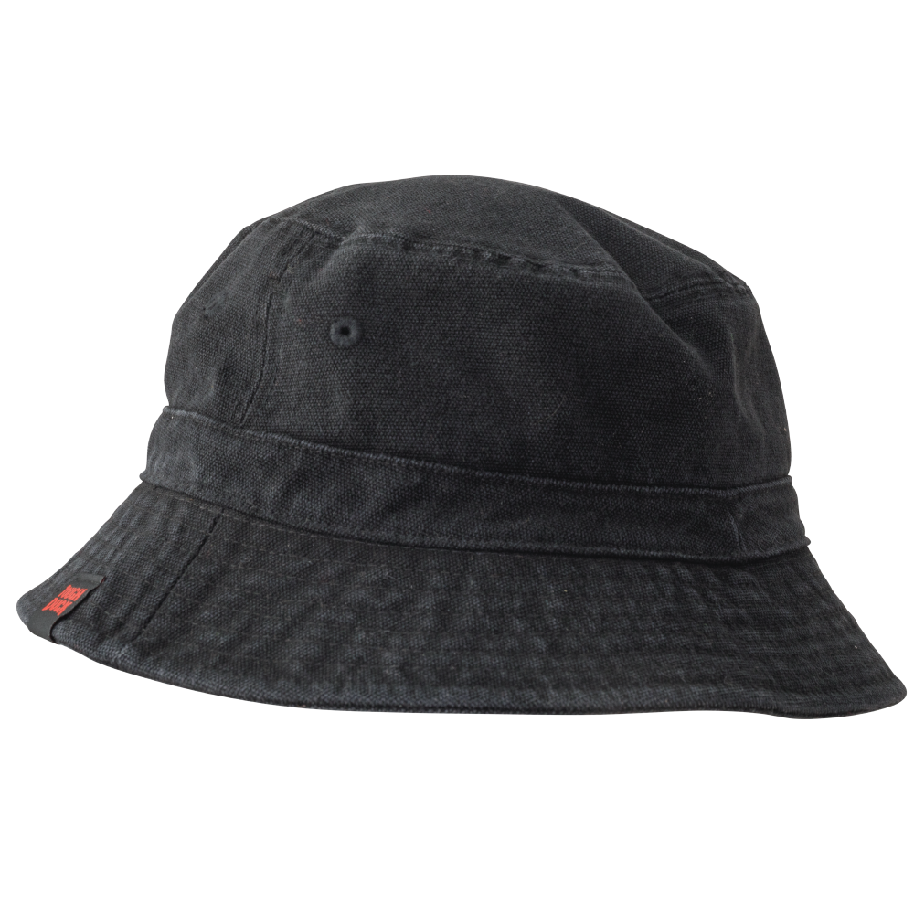 Black Bucket Hat WA48 Front image