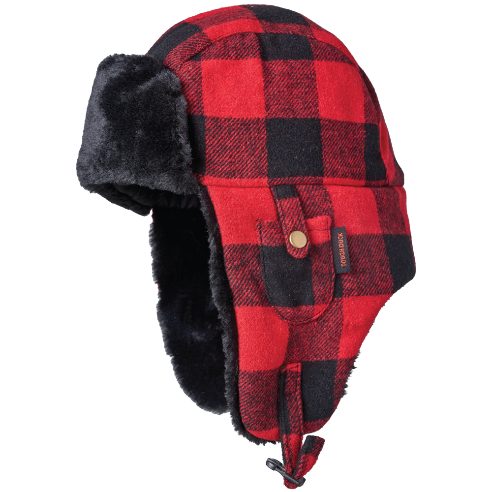 WA67 - Buffalo Check Aviator Hat
