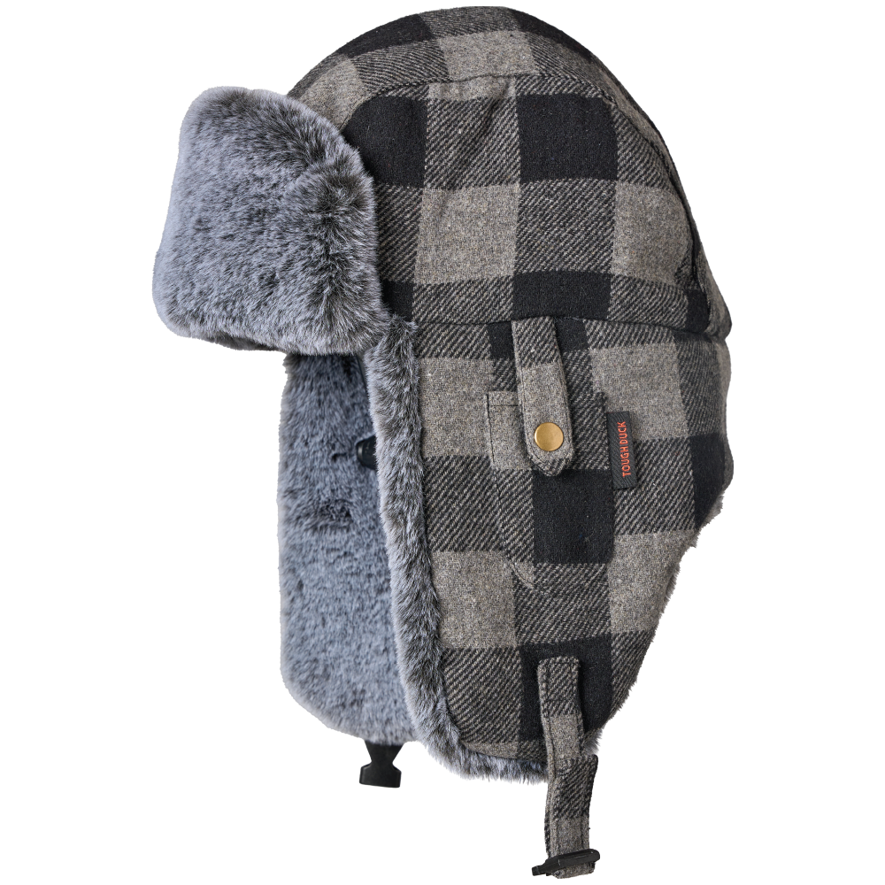 WA67 - Buffalo Check Aviator Hat