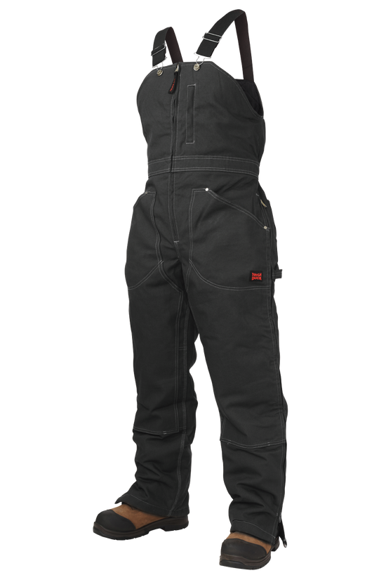 Black Women’s Duck-Insulated Bib Overall WB09 Front image