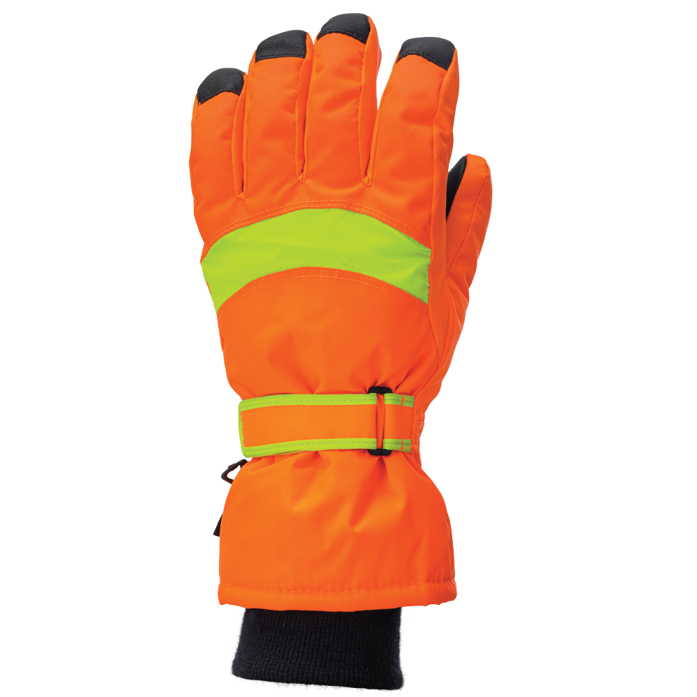Fluorescent Orange Agassiz Cold Weather Glove WG06 Front image