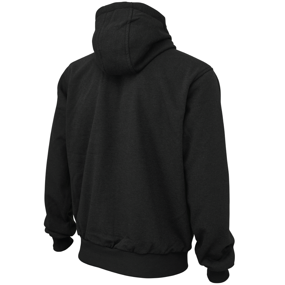 Black Fleece Zip Hoodie WJ21 Back image