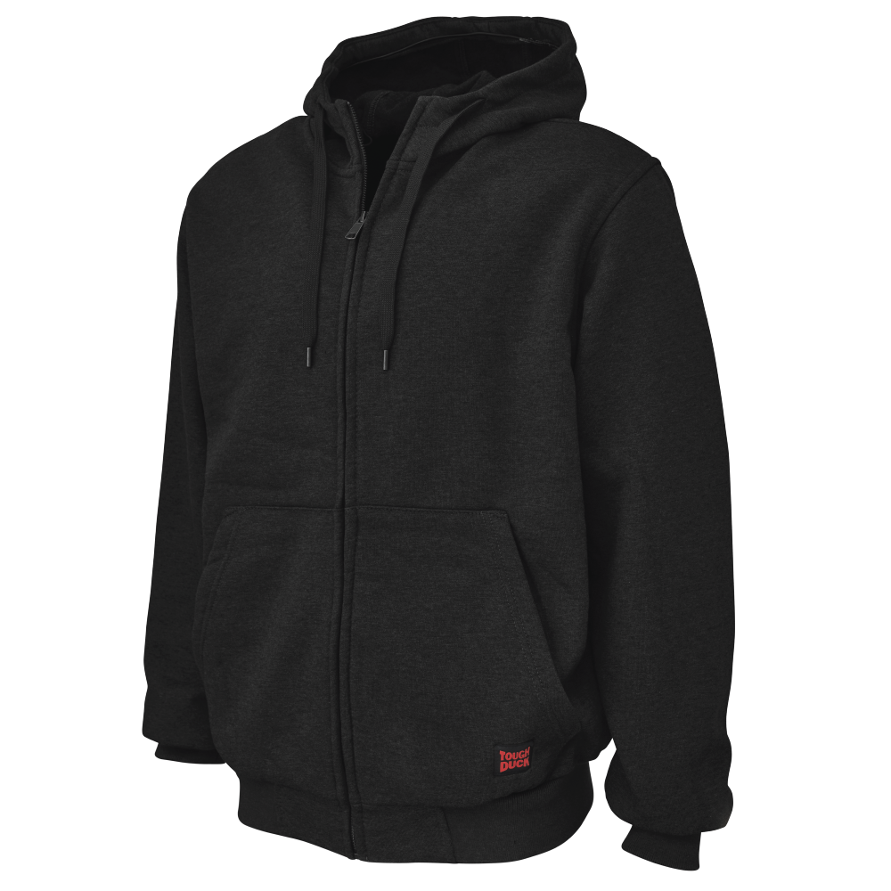 Black Fleece Zip Hoodie WJ21 Front image