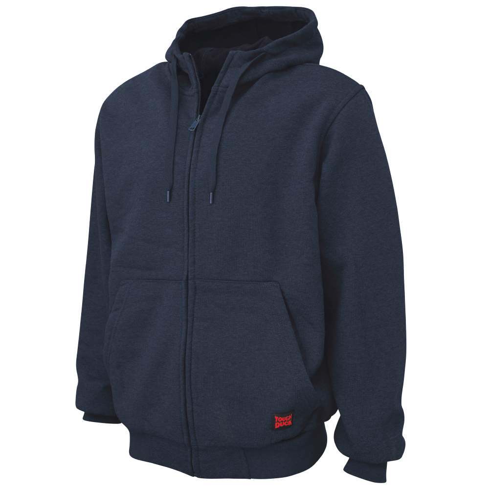 Heavyweight DWR Water-Repellent Fleece Zip Hoodie - WJ21 | Tough Duck Heavyweight DWR Water-Repellent Fleece Zip Hoodie - WJ21 | Tough Duck
