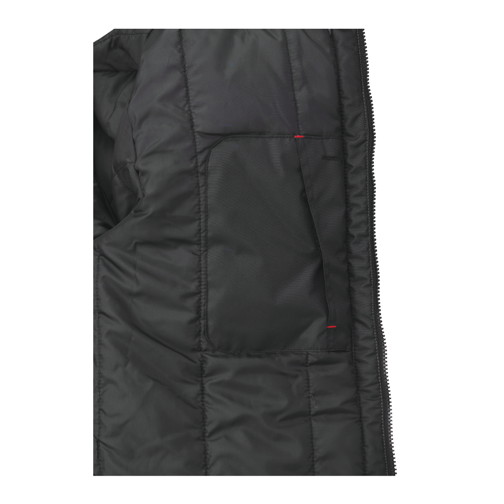 Black Poly Oxford Insulated Jacket WJ24 Media Pocket image