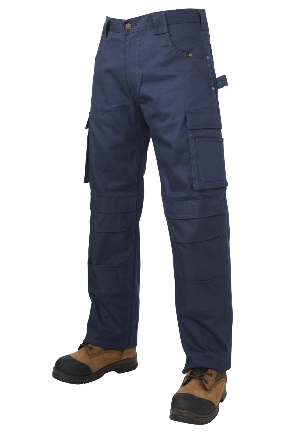 Navy Relaxed Fit Flex Twill Carpenter Pant WP05 Front image