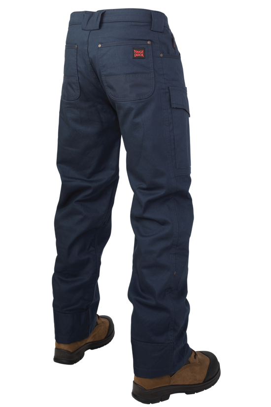 WP06 - Relaxed Fit Fleece Lined Flex Twill Cargo Pant with 360° Stretch Waist