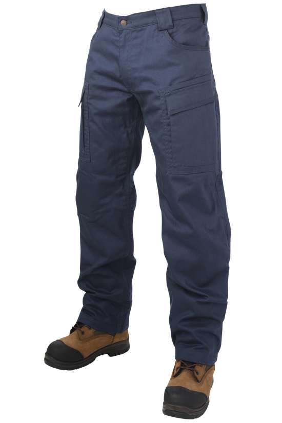 WP06 - Relaxed Fit Fleece Lined Flex Twill Cargo Pant with 360° Stretch Waist