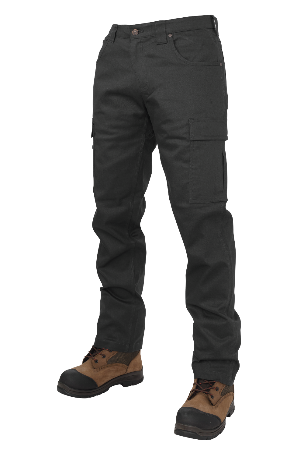 Black Women’s 360° Stretch-Waist Flex-Twill Cargo Pant WP10 Front image