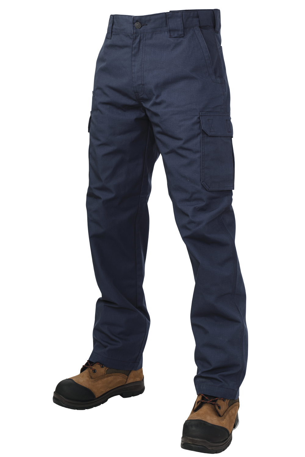 Navy Relaxed-Fit Ripstop Cargo Pant with Expandable Waist WP11 Front image