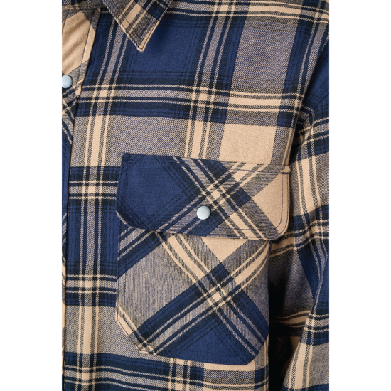 WS05 - Chemise En Flanelle À Doublure Matelassée