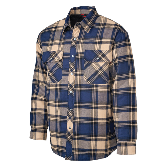 WS05 - Chemise En Flanelle À Doublure Matelassée