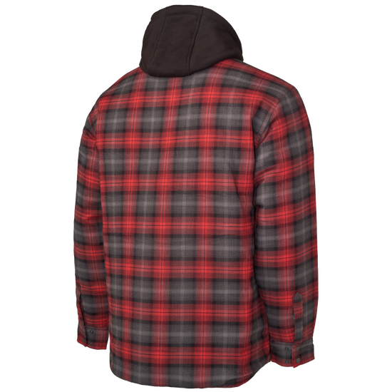 WS06 - Quilt-Lined Hooded Flannel Jac-Shirt