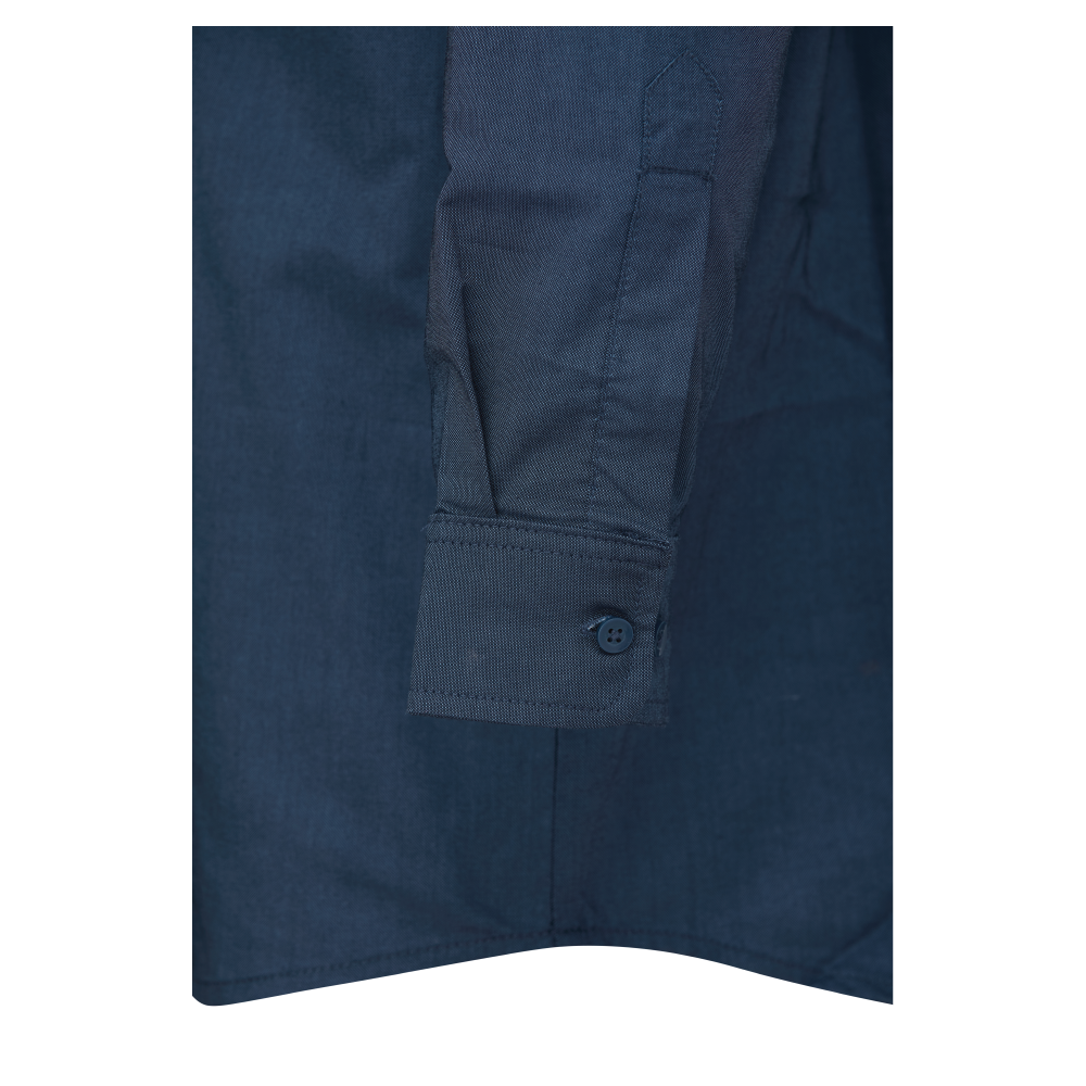 French Blue Oxford Easy-Care Shirt WS13 Adjustable Button Cuff image