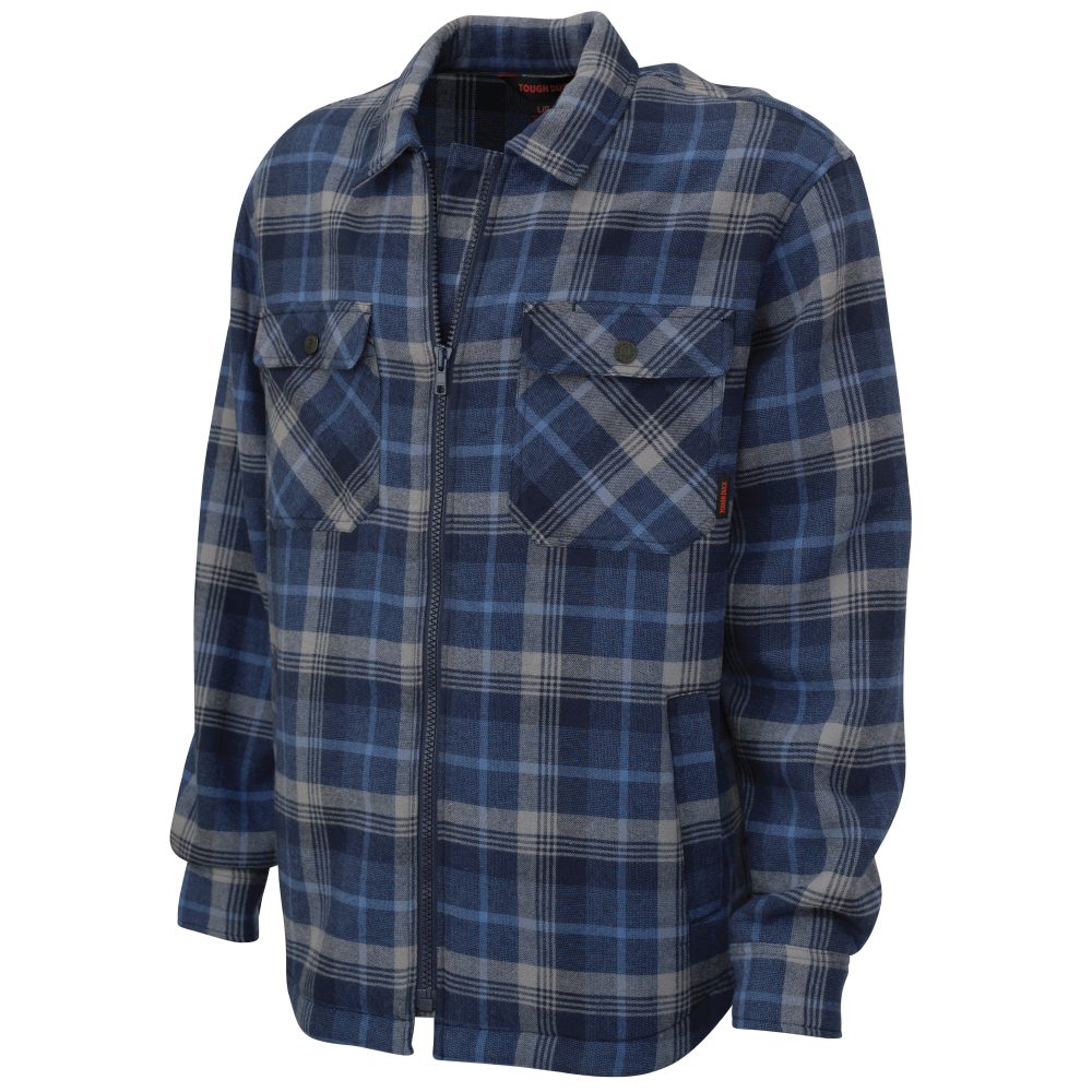 WS15 - Sherpa-Bonded Flannel Jac-Shirt WS15 - Sherpa-Bonded Flannel Jac-Shirt