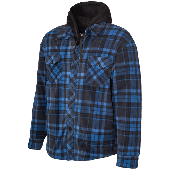 WS16 - Sherpa-Lined Fleece Jac-Shirt