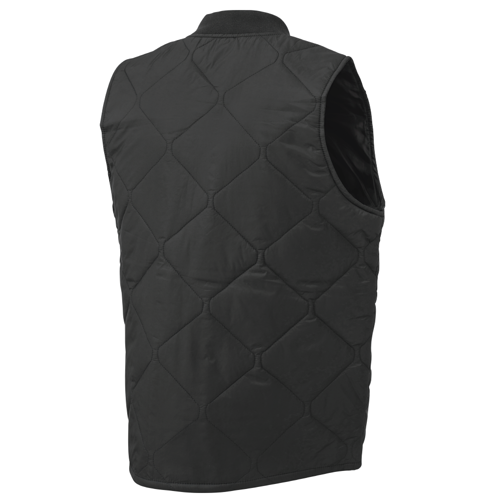 Black Freezer Quilted Vest with PrimaLoft® Insulation WV03 Back image