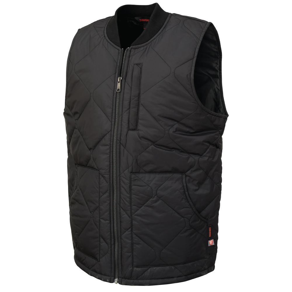 Black Freezer Quilted Vest with PrimaLoft® Insulation WV03 Front image