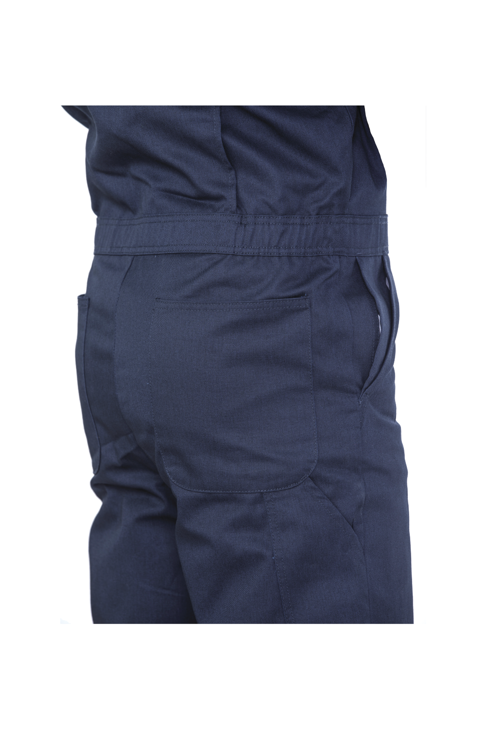 Navy Twill Unlined Coverall i063 Back Elastic Waist image