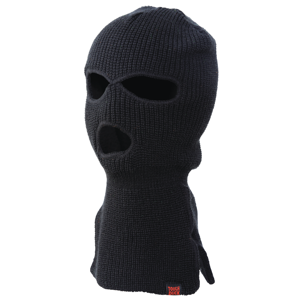 Black Acrylic 3-Hole Balaclava i255 Front image