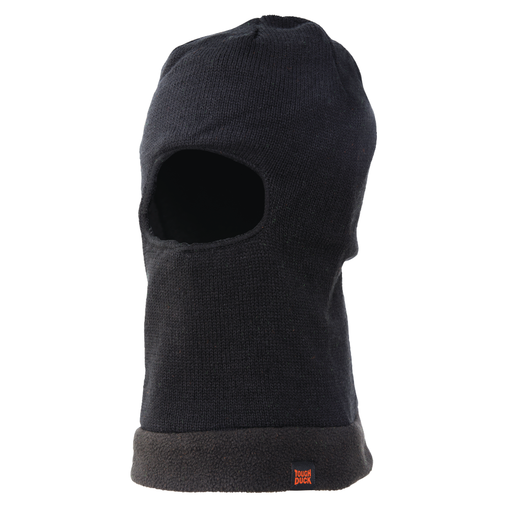 Black Acrylic Fleece-Lined Balaclava  i256 Front image