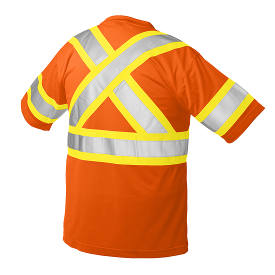 S394 - Short Sleeve Safety T-Shirt with Armband - Sale