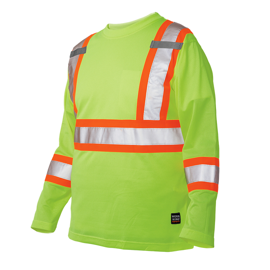 S396 - Long Sleeve Safety T-Shirt with Armband - Sale