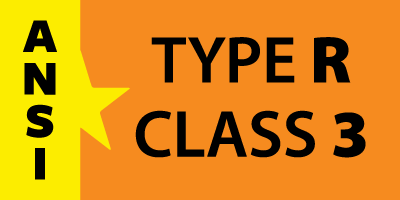 ANSI Type R Class 3 (FLUOR)