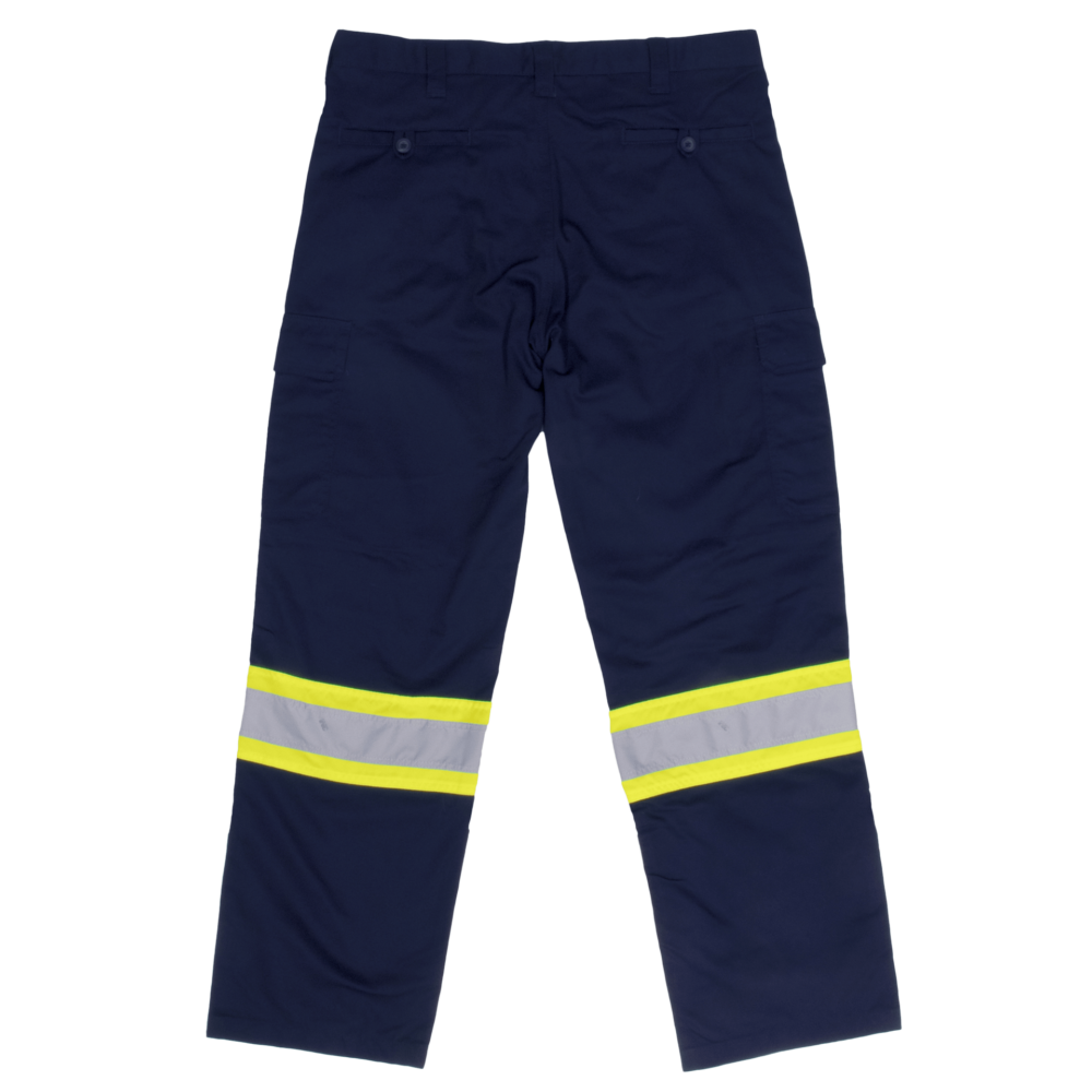 navy blue cargo work trousers