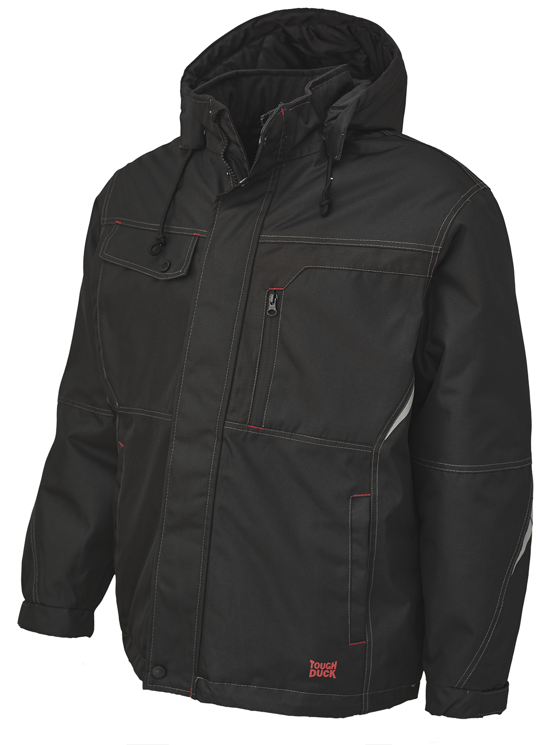 Tough Duck Men's Winter Work Jacket WJ24 150D Poly Oxford Insulated Wa