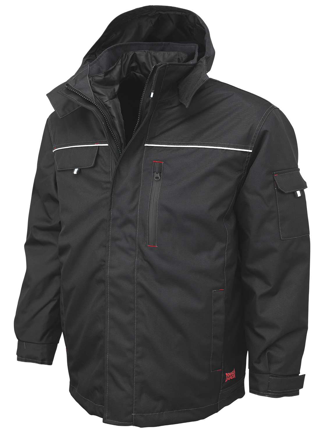 Tough Duck Men's Winter Work Jacket WJ24 150D Poly Oxford Insulated Wa