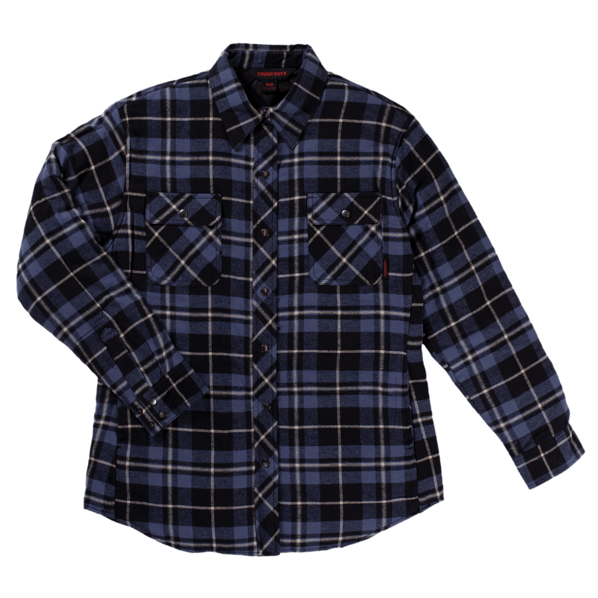 Womens Quilt-Lined Flannel Shirt-Tough Duck