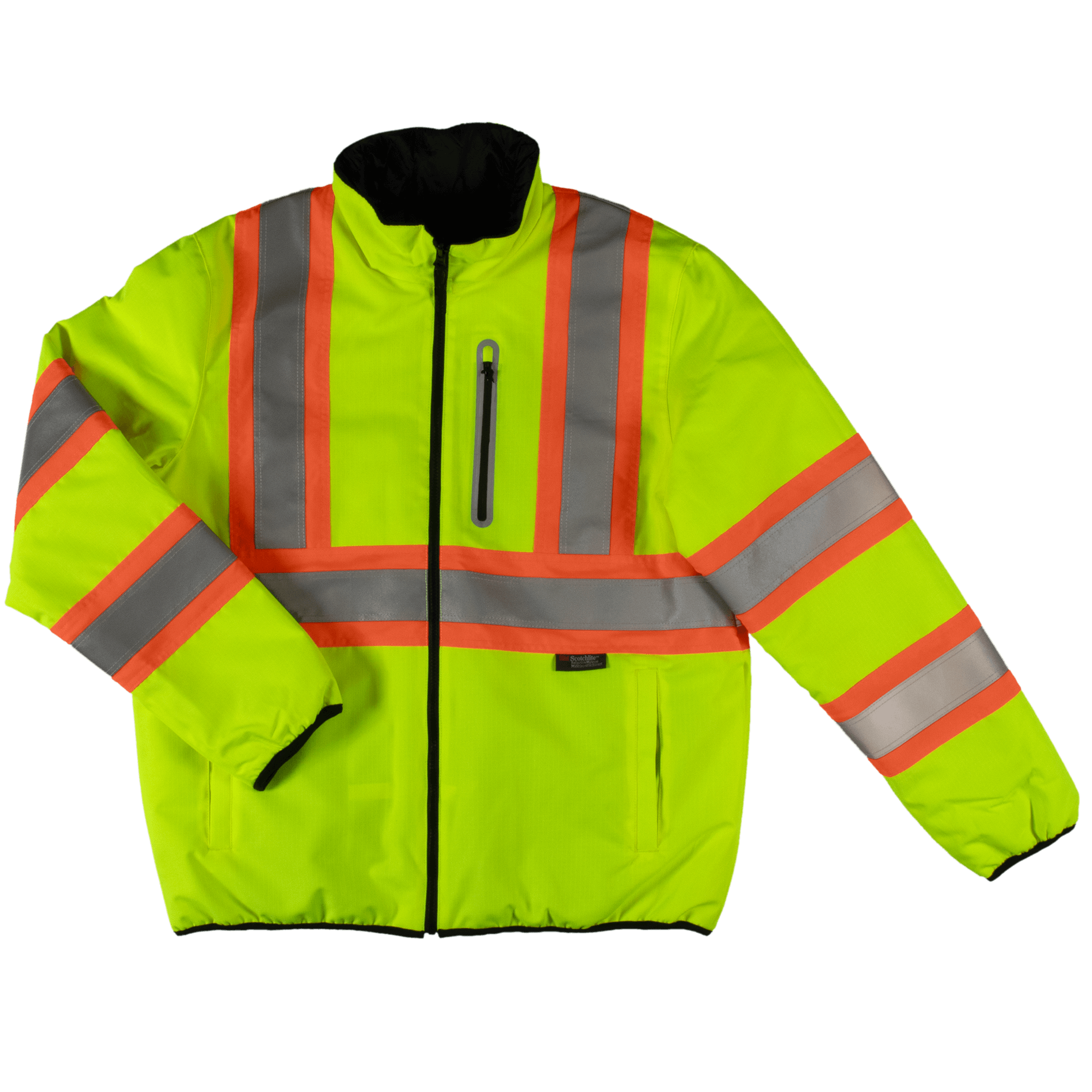 Tough Duck | Ripstop Reversible Safety Jacket - Tough Duck