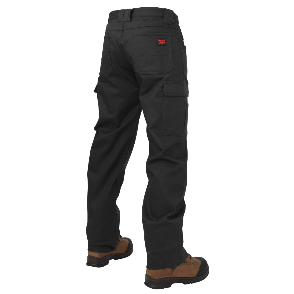 Tough Duck | Relaxed Fit Flex Twill Cargo Pant with Expandable Waist ...
